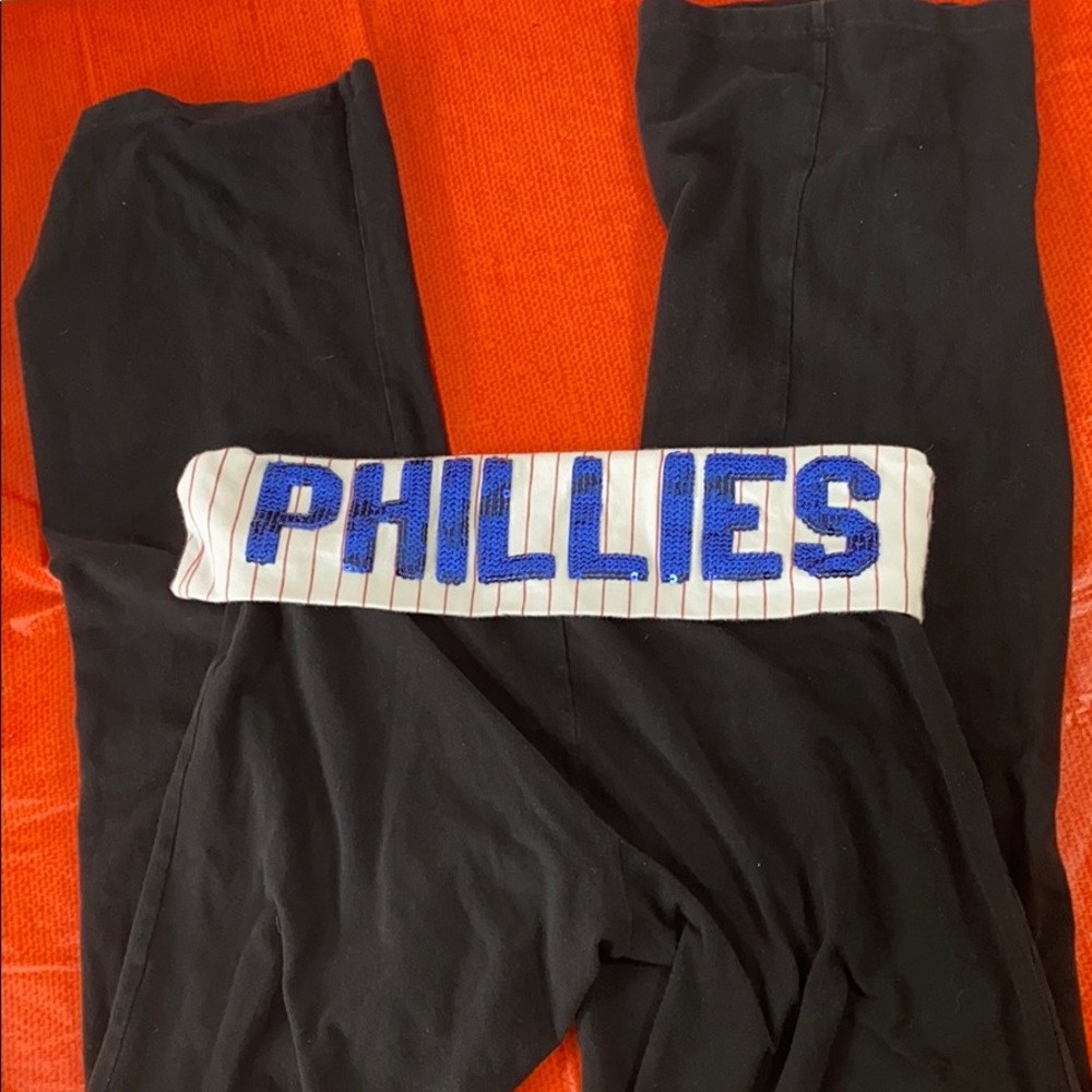VS Pink Phillies Baseball Leggings Small